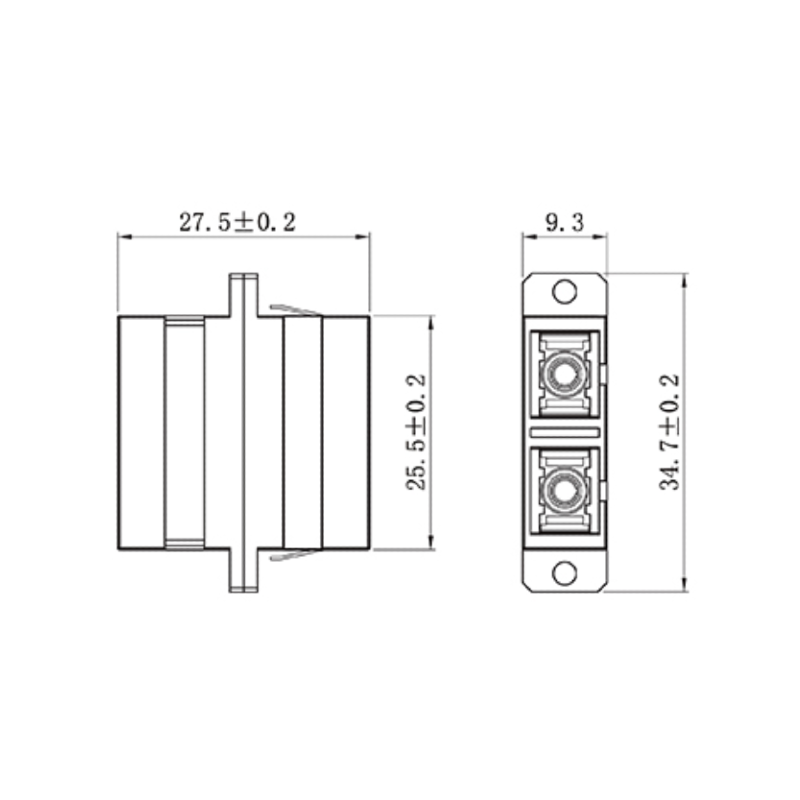 For SC APC DX Connection and Termination